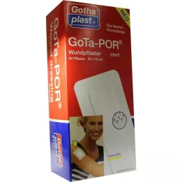 GOTA-POR Wound plaster sterile 100x250 mm, 50 pcs