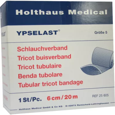 SCHLAUCHVERBAND Ypselast size 5 20 m white, 1 pc