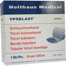SCHLAUCHVERBAND Ypselast size 5 20 m white, 1 pc