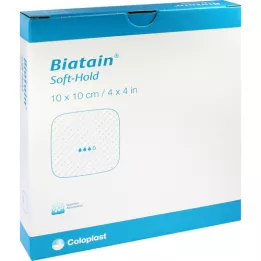 BIATAIN Foam dressing 10x10 cm gently adhesive, 5 pcs