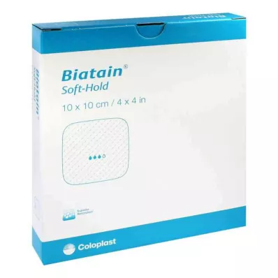 BIATAIN Foam dressing 10x10 cm gently adhesive, 5 pcs