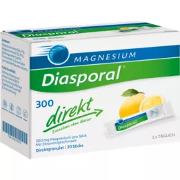 MAGNESIUM DIASPORAL 300 direct granules, 20 pcs