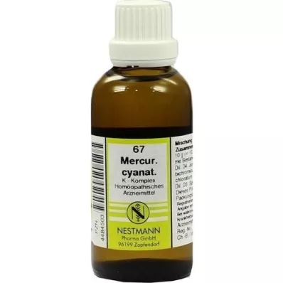 MERCURIUS CYANATUS K Complex No.67 Dilution, 50 ml