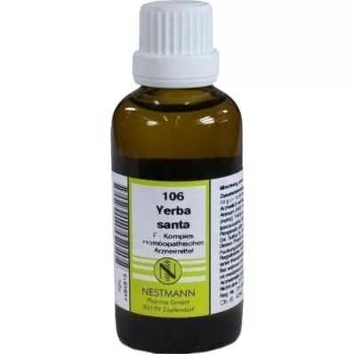 YERBA SANTA F Complex No.106 Dilution, 50 ml