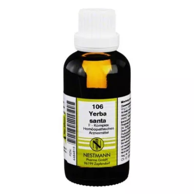 YERBA SANTA F Complex No.106 Dilution, 50 ml YERBA SANTA F Complex No.106 Dilution, 50 ml