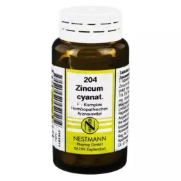 ZINCUM CYANATUM F Complex No.204 Tablets, 120 pcs