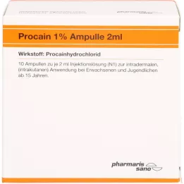 PROCAIN Röwo 1% ampoules 2 ml, 10X2 ml