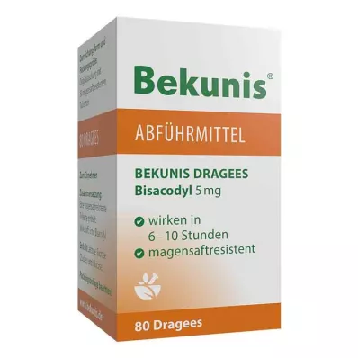 BEKUNIS Bisacodyl 5 mg enteric-coated tablets, 80 pcs BEKUNIS Bisacodyl 5 mg enteric-coated tablets, 80 pcs