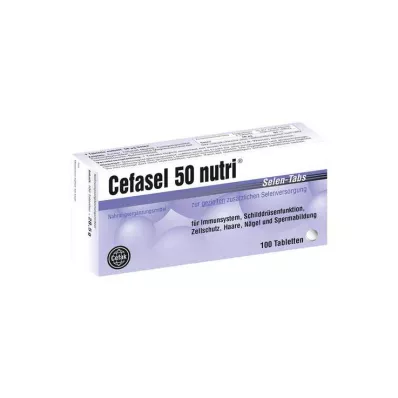 CEFASEL 50 nutri selenium tabs, 100 pcs CEFASEL 50 nutri selenium tabs, 100 pcs