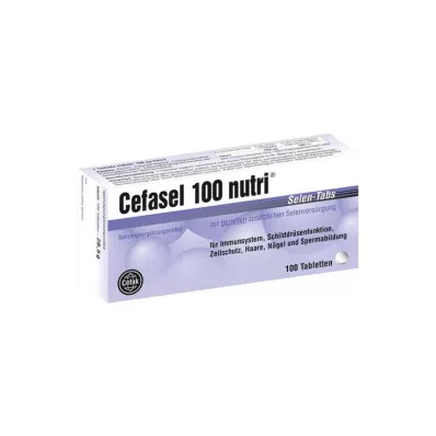 CEFASEL 100 nutri selenium tabs, 100 pcs CEFASEL 100 nutri selenium tabs, 100 pcs
