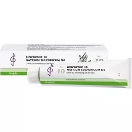 BIOCHEMIE 10 Natrium sulphuricum D 6 Cream, 100 ml