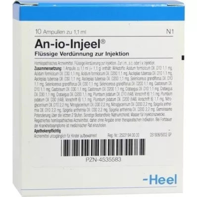 AN-IO Injeel ampoules, 10 pcs
