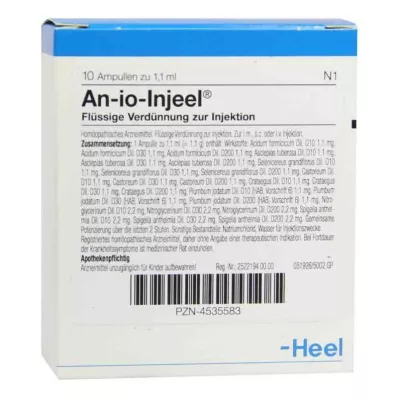 AN-IO Injeel ampoules, 10 pcs