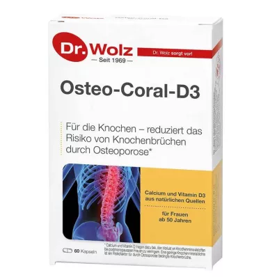 OSTEO CORAL D3 Dr.Wolz capsules, 60 pcs OSTEO CORAL D3 Dr.Wolz capsules, 60 pcs