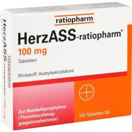 HERZASS-ratiopharm 100 mg tablets, 100 pcs