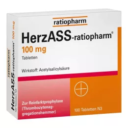 HERZASS-ratiopharm 100 mg tablets, 100 pcs