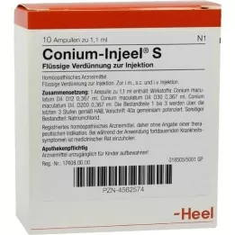 CONIUM INJEEL S Ampoules, 10 pc