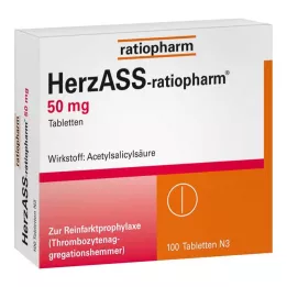 HERZASS-ratiopharm 50 mg tablets, 100 pcs