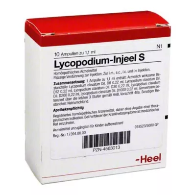 LYCOPODIUM INJEEL S Ampoules, 10 pc