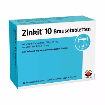 ZINKIT 10 effervescent tablets, 20 pcs ZINKIT 10 effervescent tablets, 20 pcs
