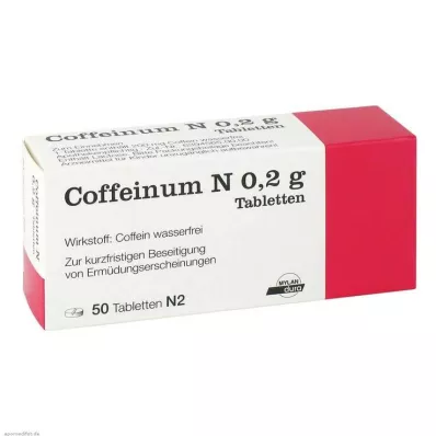 COFFEINUM N 0.2 g tablets, 50 pcs COFFEINUM N 0.2 g tablets, 50 pcs