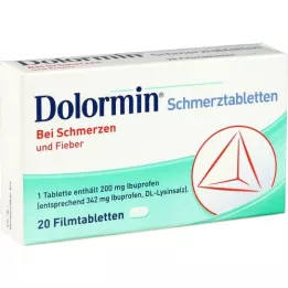 DOLORMIN Film-coated tablets, 20 pcs