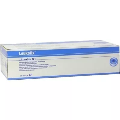 LEUKOFIX Bandage plaster 2.5 cm x 5 m, 12 pcs