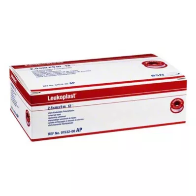 LEUKOPLAST 2.5 cmx5 m, 12 pcs LEUKOPLAST 2.5 cmx5 m, 12 pcs