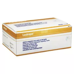 LEUKOPOR 2.5 cmx9.2 m, 12 pcs
