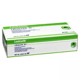 LEUKOSILK 1.25 cmx5 m, 24 pcs