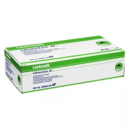 LEUKOSILK 1.25 cmx9.2 m, 24 pcs