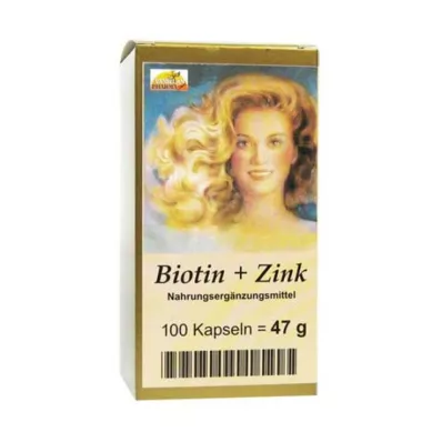 BIOTIN PLUS Zinc Hair Capsules, 100 Capsules BIOTIN PLUS Zinc Hair Capsules, 100 Capsules