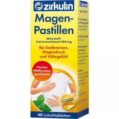 ZIRKULIN Stomach Pastilles, 40 pc