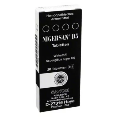 NIGERSAN D 5 tablets, 20 pc