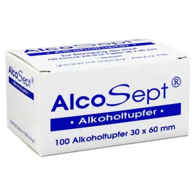 ALKOHOLTUPFER Alcosept, 100 pc ALKOHOLTUPFER Alcosept, 100 pc