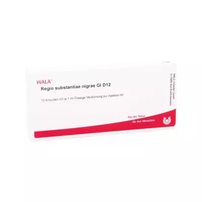 REGIO substantiae nigrae GL D 12 ampoules, 10X1 ml REGIO substantiae nigrae GL D 12 ampoules, 10X1 ml