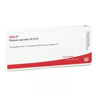 PLEXUS SACRALIS GL D 15 Ampoules, 10X1 ml