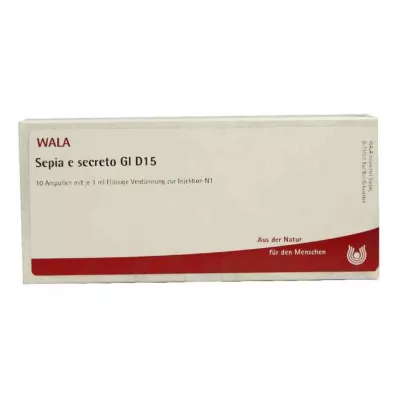 SEPIA E secreto GL D 15 ampoules, 10X1 ml SEPIA E secreto GL D 15 ampoules, 10X1 ml