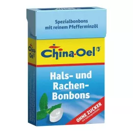 CHINA ÖL Throat and cough sweets without sugar, 40 g