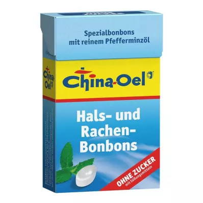 CHINA ÖL Throat and cough sweets without sugar, 40 g CHINA ÖL Throat and cough sweets without sugar, 40 g