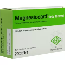 MAGNESIOCARD forte 10 mmol Plv.z.Her.e.Ls.z.Einn., 20 pcs