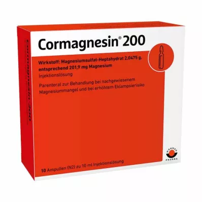 CORMAGNESIN 200 ampoules, 10X10 ml
