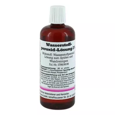 WASSERSTOFFPEROXID Solution 3%, 100 ml WASSERSTOFFPEROXID Solution 3%, 100 ml