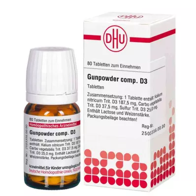 GUNPOWDER comp.D 3 tablets, 80 pcs GUNPOWDER comp.D 3 tablets, 80 pcs