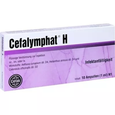 CEFALYMPHAT H Ampoules, 10X1 ml