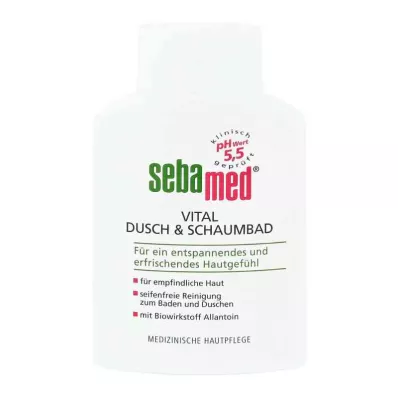SEBAMED Vital Shower + Foam Bath, 200 ml