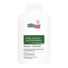 SEBAMED Vital Shower + Foam Bath, 400 ml