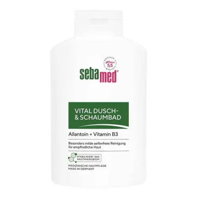 SEBAMED Vital Shower + Foam Bath, 400 ml