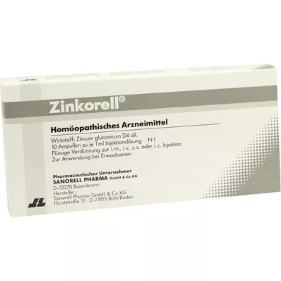 ZINKORELL Ampoules, 10X1 ml