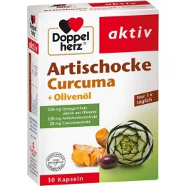 DOPPELHERZ Artichoke+Olive Oil+Curcuma Capsules, 30 Capsules